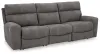 Ashley Furniture 61003S2 Ashley Furniture 61003S2 Next-Gen Durapella - 3-Piece Power Reclining Sectional Sofa - Slate