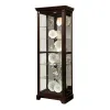 Pulaski Furniture 21459 PFC Curios - Locking Slide Door 5 Shelf Curio Cabinet - Deep Cherry Brown