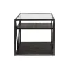 Liberty Furniture 37-OT-3PCS Arista - 3 Piece Table Set (1 Cocktail 2 End Tables) - Cobblestone Brown / Gray Dusty
