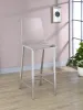 CoasterEssence 100295 Juelia - Bar Stools (Set of 2) - Chrome And Clear Acrylic