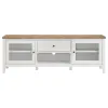 Coaster Fine Furniture 708253 Hollis - 2 Door Wood TV Stand With Drawer - Brown And White