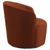 CoasterEssence 905631 Joyce - Upholstered Barrel Back Swivel Chair - Burnt Orange