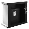 CoasterEssence 991047 Lorelai - Mirrored Freestanding Electric Fireplace - Silver