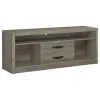 Coaster Fine Furniture 701024-SET Burke - 3 Piece TV Entertainment Center - Gray Driftwood