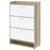 CoasterEveryday 950403 Denia - 3-Tier Engineered Wood Shoe Cabinet - White