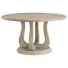 Coaster Fine Furniture 123120-S5 Trofello - 5 Piece Round Dining Table Set - White Washed