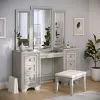 Pulaski Furniture P269134S Camila - 7 Drawer Vanity - Creamy White