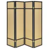 Coaster Fine Furniture 961648 Pearce - 4-Panel Bamboo Room Divider Folding Screen - Natural