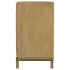 Coaster Fine Furniture 720253 Arini - Rattan Cane 2-Door TV Stand Media Console - Sand Wash