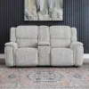 Liberty Furniture 7025PF-23P Clayton - Loveseat With Console P3 & ZG - Galactic Parchment