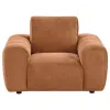 Coaster Fine Furniture 504953 Burnett - Chenille Upholstered Accent Chair - Burnt Orange