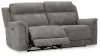 Ashley Furniture 5930147 Next-Gen Durapella - 2 Seat Power Reclining Sofa Adj Hdrest - Slate