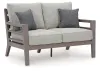 Ashley Furniture P564-835 Hillside Barn - Loveseat W/Cushion - Gray / Brown