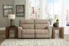 Ashley Furniture 61004S1 Ashley Furniture 61004S1 Next-Gen Durapella - 2-Piece Power Reclining Sectional Loveseat - Sand