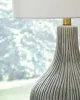 Ashley Furniture L100844 Judlen - Ceramic Table Lamp - Gray / Gold Finish