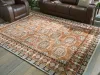 Ashley Furniture R407521 Qaabiz - 8' x 10' Rug - Sienna / Ivory / Black