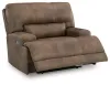 Ashley Furniture PC9180282 Beckley Place - Power Recliner With Adjustable Headrest - Earth