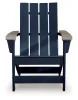 Ashley Furniture PCP587-898 East Beach - Adirondack Chair - Black / Beige