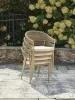 Ashley Furniture PCP373-601A Orchard Beach - Arm Chair With Cushion (Set of 4) - Beige