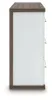 Ashley Furniture PCB1108-31 Kendanport - Six Drawer Dresser - Brown / White