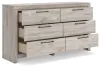 Ashley Furniture PCB1120-31 Ashley Furniture PCB1120-31 Broachmyn - Six Drawer Dresser - Gray