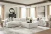 Ashley Furniture PC66004S14 Ashley Furniture PC66004S14 Ashbourne Estate - 6-Piece Sectional With LAF Corner Chaise - Snowstone