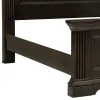 Pulaski Furniture P012-BR-K1-KIT3 Pulaski Furniture P012-BR-K1-KIT3 Caldwell - Queen Panel Bed And Drawer Dresser With Mirror - Smoked Molasses