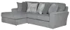 Jackson Furniture Industries 2477/75/42-28 Jackson Furniture Industries 2477/75/42-28 Glacier - 2 Piece Sofa Chaise (RSF Loveseat / LSF Chaise) - Shark