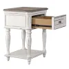 Liberty Furniture 244-BR63 Magnolia Manor - Leg Nightstand - Antique White