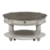 Liberty Furniture 244-OT-O3PCS Liberty Furniture 244-OT-O3PCS Magnolia Manor - 3 Piece Table Set (1 Round Cocktail 2 End Tables) - Antique White