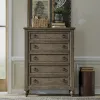 Liberty Furniture 615-BR41 Americana Farmhouse - 5 Drawer Chest - Dusty Taupe