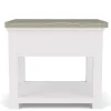 Riverside Furniture 37209 Cora - End Table - Cloud / Fog