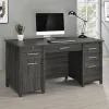 CoasterEssence 801576 Dylan - 4-Drawer Lift Top Office Desk - Weathered Gray