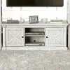 Furniture of America CM5089-TV-60 Georgia - TV Stand With Doors- Antique White