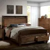 Furniture of America CM7072Q-BED Elkton - Queen Bed - Oak