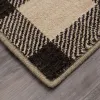 Furniture of America RG8185M Kendrick - 5' x 7' Plaid Area Rug - Gingham Onyx Fabric