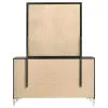 Coaster Fine Furniture 224993M Lucia - 6-Drawer Dresser And Mirror - Black