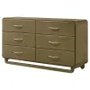 Coaster Fine Furniture 224273 Amsbury - 6-Drawer Dresser Cabinet - Nutmeg