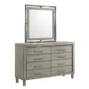 New Classic 00-B1248-DM New Classic 00-B1248-DM Lennox - Dresser & Mirror - Gray / Silver