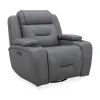 Liberty Furniture 7019BG-12P Chapman - Swivel Glider Recliner P2 - Aline Blue Gray