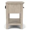 Riverside Furniture 79268 Bennett - One Drawer Nightstand - Frosted Gray