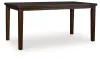 Ashley Furniture D596-32 Ashley Furniture D596-32 Haddigan - Dining Room Counter Height Butterfly Extension Table - Dark Brown