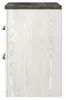 Ashley Furniture B1190-92 Gerridan - Two Drawer Night Stand - White / Gray