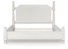 Ashley Furniture PCB823B2 Rowlenstown - Queen Poster Bed - Antique White