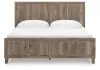 Ashley Furniture PCB2260B6 Ashley Furniture PCB2260B6 Rusticott - King Panel Bed - Brown