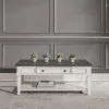 Liberty Furniture 417-OT-3PCS Allyson Park - 3 Piece Table Set - Wirebrushed White / Charcoal