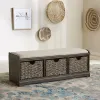 Liberty Furniture 792-OT2000 Mill Creek - Wall Bench - Peppercorn