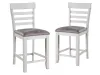 New Classic D7522-22 Richland - Counter Chair (Set of 2) - White