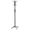 CoasterEveryday 2019 Collier - 12 Hook Freestanding Coat Rack Hat Hanger - Black