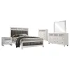 CoasterEveryday 205891Q-S5 Barzini - Queen 5 Piece Bedroom Set - White